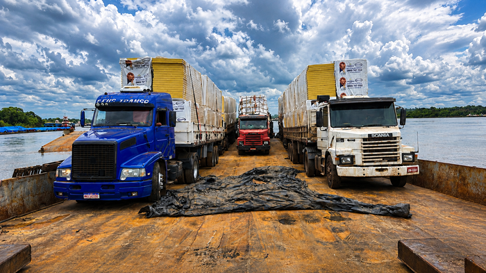transporte de caminhao porto velho manicore para o ifam